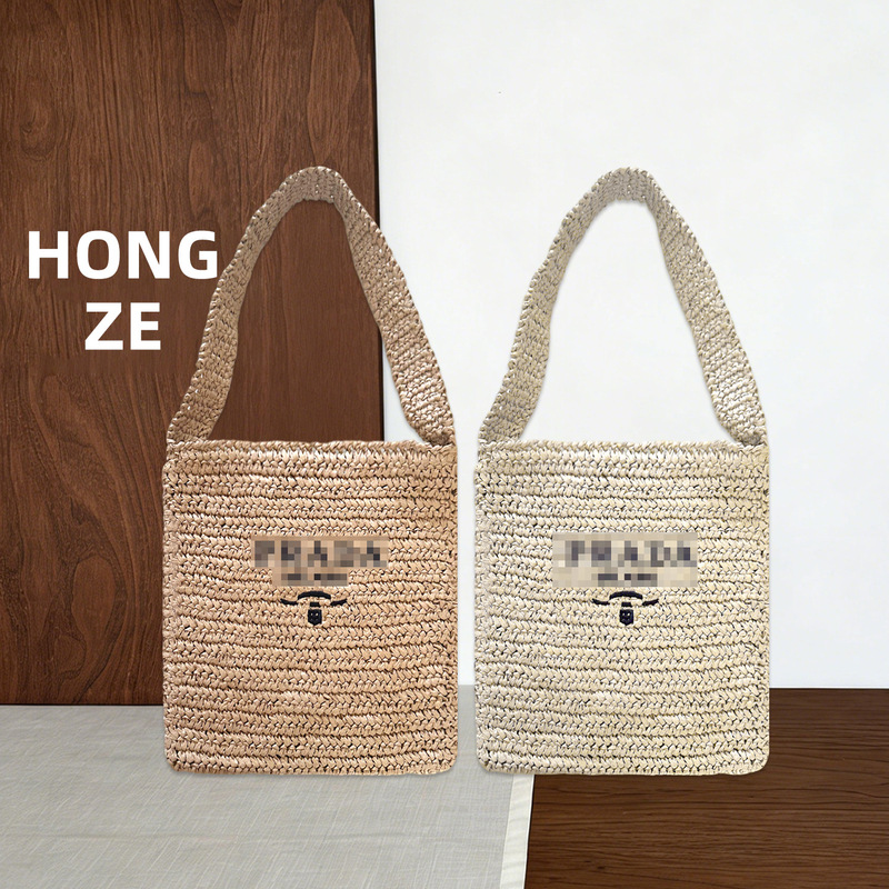 2026 New Style Single-Shoulder Straw Bag Beach Bag Embroidered Versatile Cross-Border Hot-Selling Handbag Straw Bag 2026 New Style Single-Shoulder Straw Bag Beach Bag Embroidered Versatile Cross-Border Hot-Selling Handbag Straw Bag