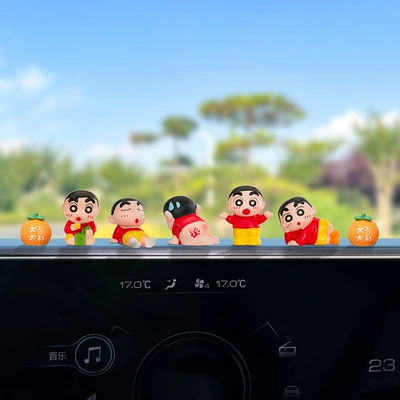 Console Display Screen Office — Car ornaments - multiple-options-available-see-details-page-cute-3d-trendy-toys-5-styles-good-luck-free-traceless-stickers