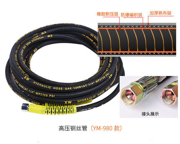 Yunjie Car Washing Machine Commercial 220V Ultra-High Pressure Car Wash Shop Farm High-Power Industrial Cleaning Machine Water Gun Water Pump