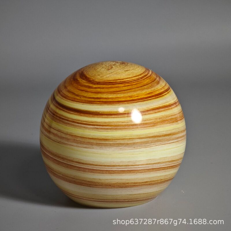 Planet Night Light Glass Lampshade Accessories Wandering Earth Effect Sunset Lamp Stained Glass Lamp Manufacturer Direct Sales