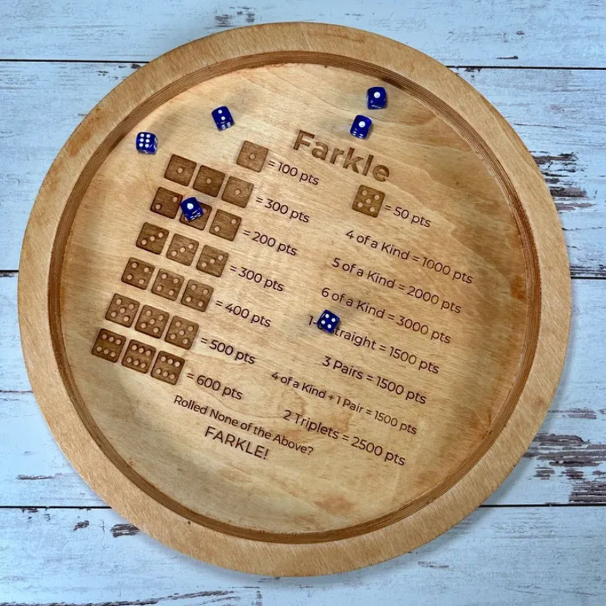Independent station new product Farkle Dice Tray Dice Drice Dice…