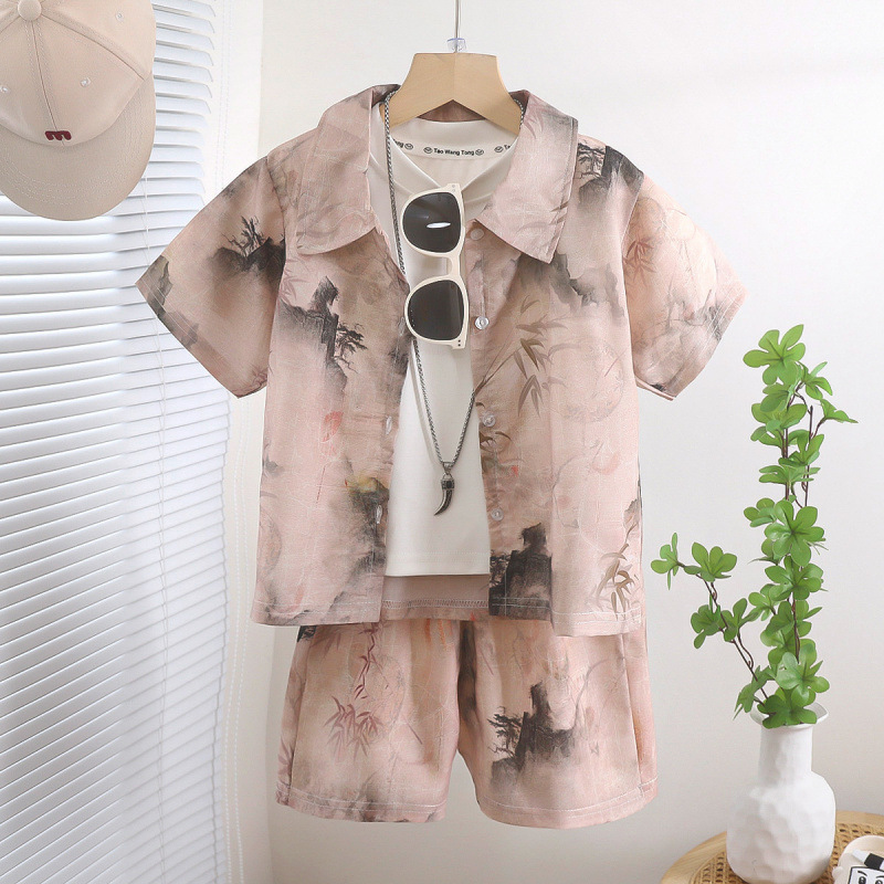 소년복 - 육분수묵화