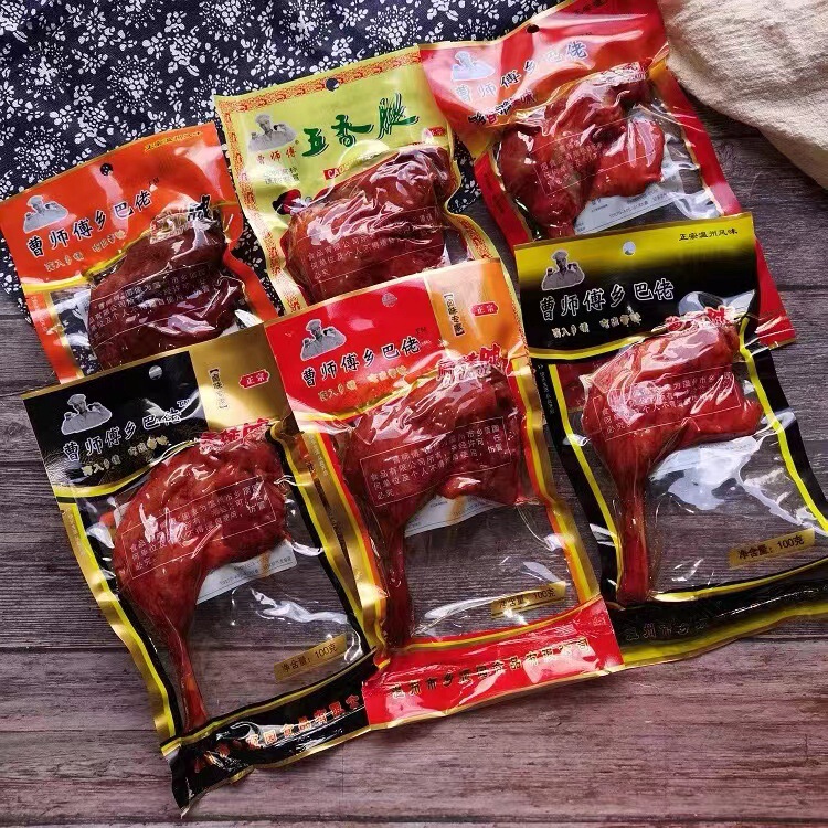 Master Cao big duck leg 100g braised spiced leg spicy honey spicy snack snack wholesale free shipping