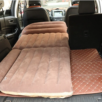 trunk mattress, thickened flocking, Vehicle-mounted inflatable bed