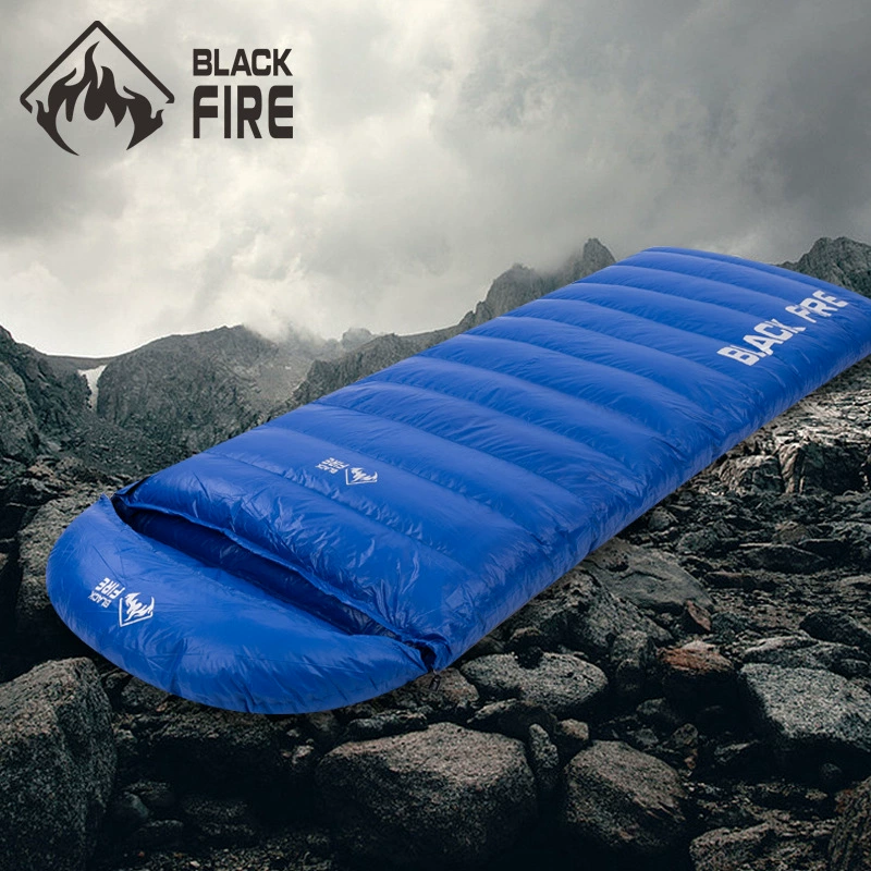 Travel handheld sleeping bag for adults with down, increased thickness