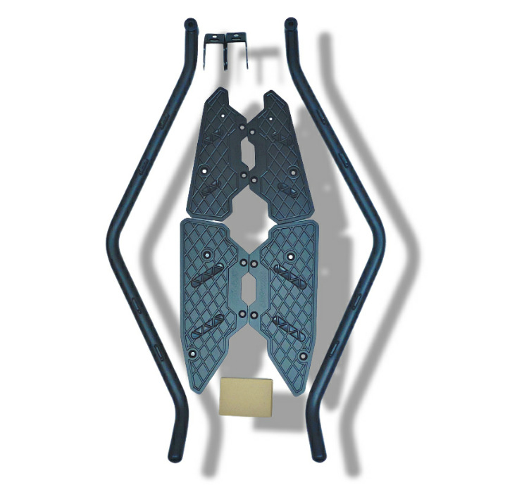 Xungo 400 스테인레스 스틸 가드 + 알루미늄 플레이트 검정색