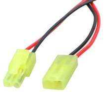 綠色小EL-2P電池線小田宮頭公母對插4.5mm間距空中對接端子連接線