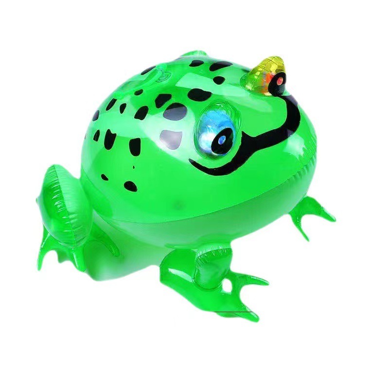 입체적인 옛날 스타일의 개구리