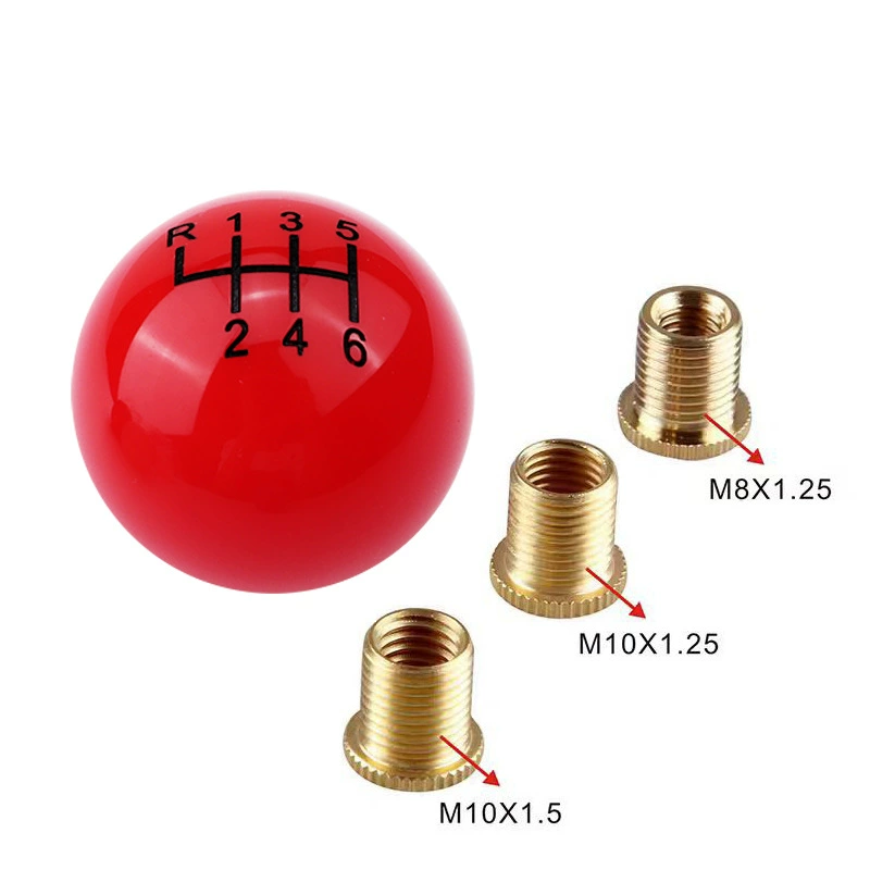 Перекрестная ручка переключения передач для автомобилей, 6-ступенчатый круглый рычаг переключения передач, ручка переключения передач для модификации автомобиля, универсальная.