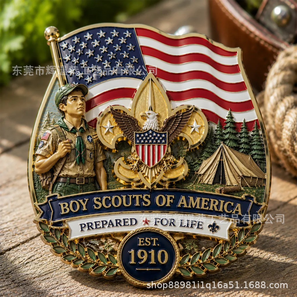 Cross-Border Boy Scouts of America Legacy Heritage Pin American Boy Scouts Badge
