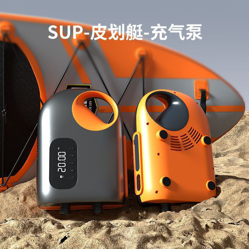 户外便携式电动车载充气泵 户外帐篷SUP浆板皮划艇无线充气泵跨境|undefined