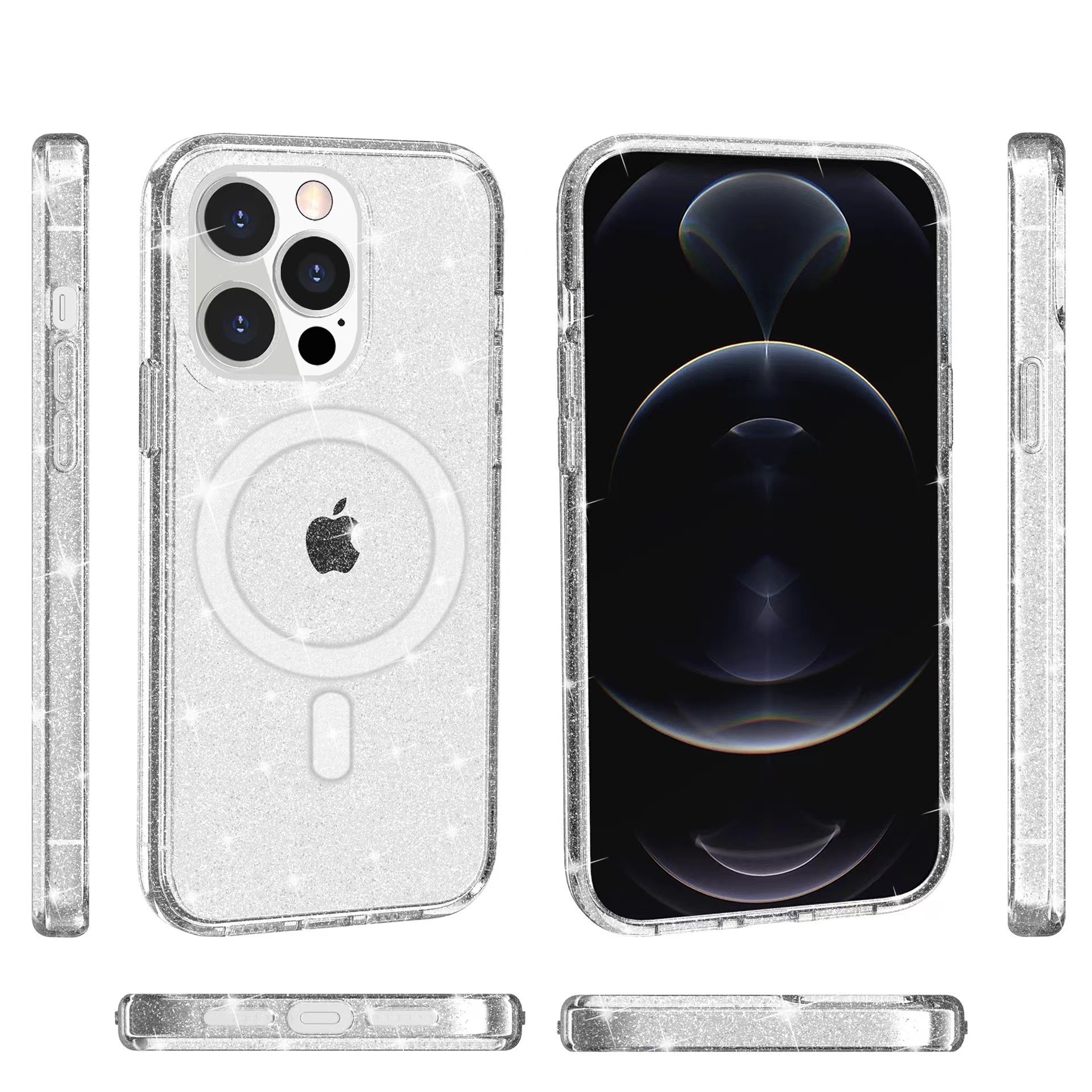 ターミネーター厚みのある落下防止 iPhone14P 磁気電話ケースヨーロッパとアメリカの Apple 17 13p ハード保護カバー