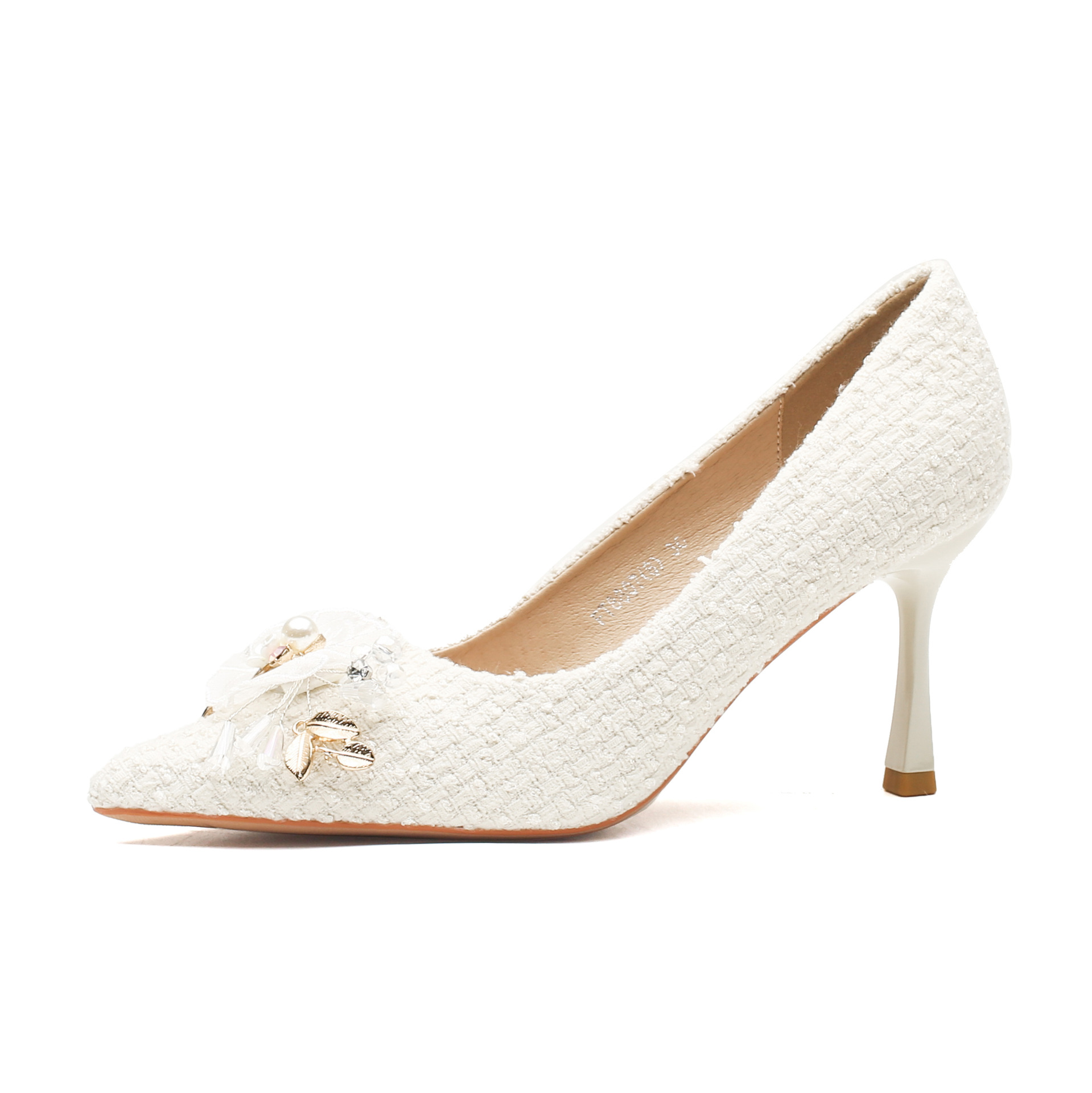 Dames pumps met dunne hak en spitse neus voor bruiloft_voghion.com