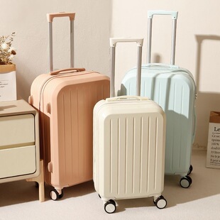 Luggage Suitcase in Candy Colors, U-Shaped Women's Travel Suitcase with Combination Lock, Small and Lightweight Student Suitcase Set in Macaron Colors