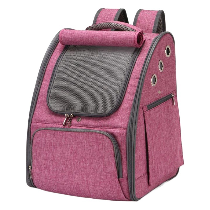 Transfronterizo caliente nueva bolsa de mascotas bolsa de gato transpirable perro mochila de viaje portátil plegable mochila para mascotas