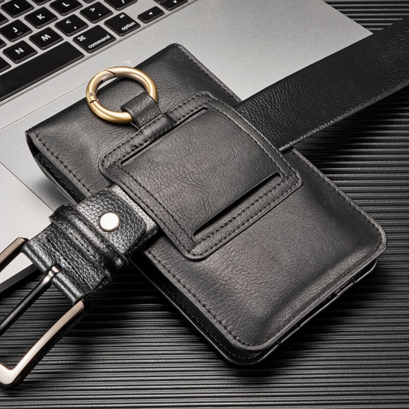 DG.MING unisex mobile phone bag for Apple iPhone12/IP11 Pro Max mobile phone waist bag