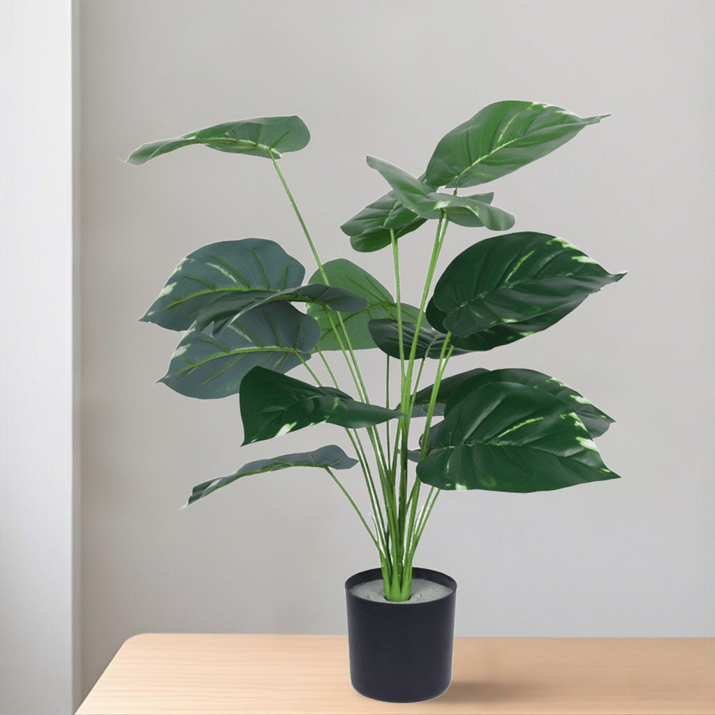 Planta Artificial Guanyin en Maceta de Plástico para Sala de Estar