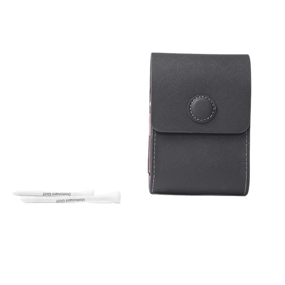 Golf rangefinder magnetic case leather storage box rangefinder protective leather case waist golf bag