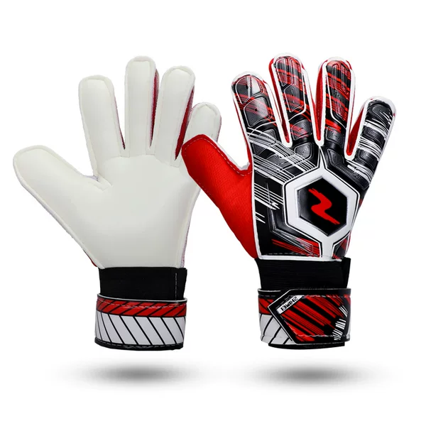 Goalkeeper Gloves Children's Anti-Collision and Anti-Slip Goalkeeper Gloves Breathable Latex Gloves with Finger Guards Manufacturer Ready Stock
