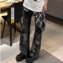 微喇美式跨境hiphop牛仔裤