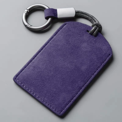 Car key bag: Card Set Qin Pro Song - byd-purple-round-buckle-style