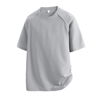 Mt-2522 Mountain Style Outdoor Laser Punched Ice Silk Quick-Drying Breathable Round Neck Short-Sleeved T-Shirt