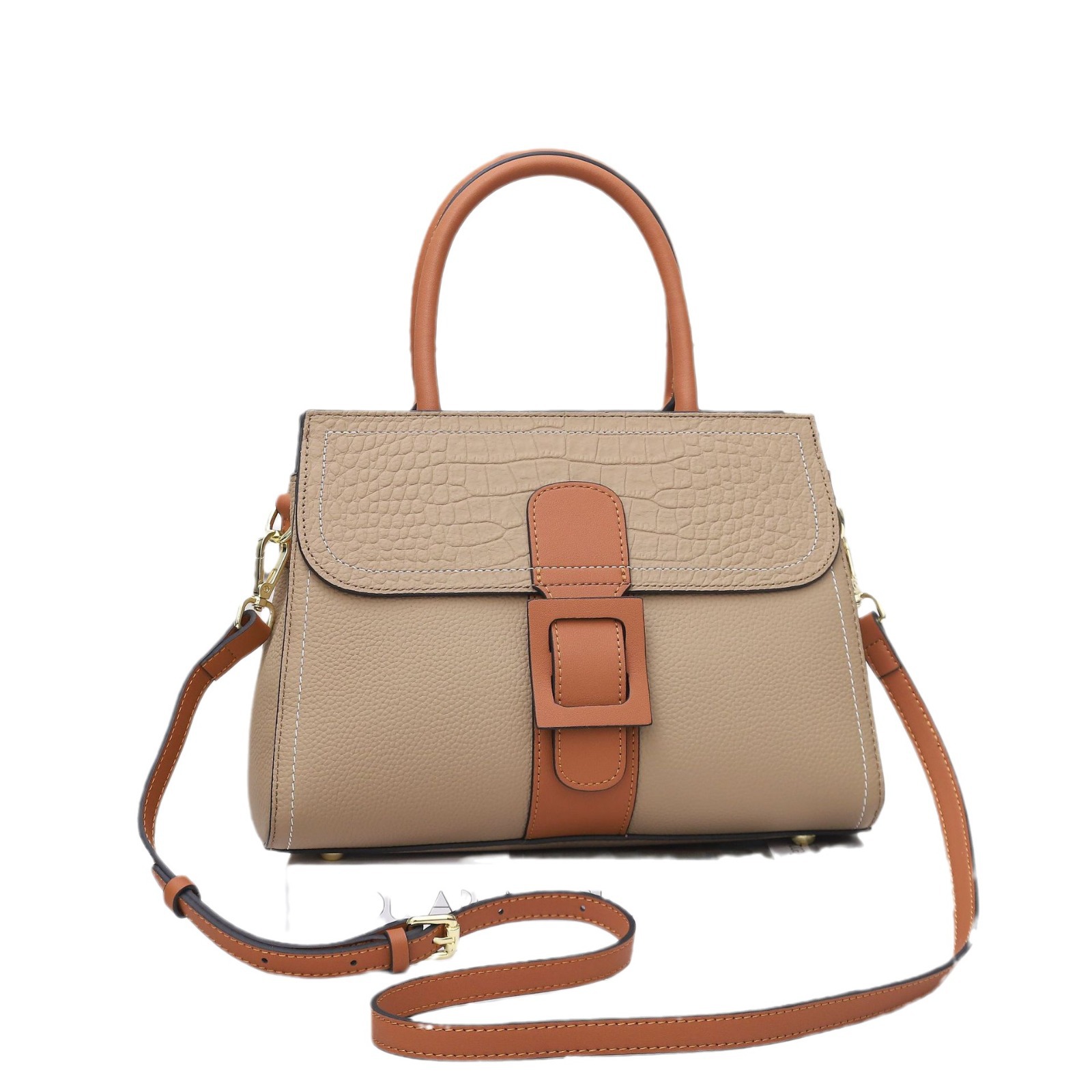 TOGO top layer cowhide single shoulder women's with large capacity crossbody tote mommy bag, fashionable and minimalist_voghion.com