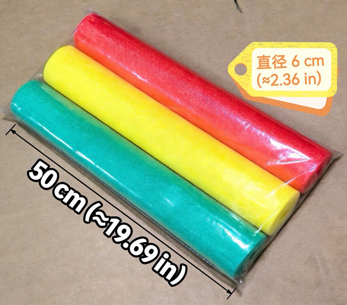 6cm color nadador flotante varita de natación para niños fabricantes de varita de natación hecha a mano DIY relleno de 50cm de largo varita flotante etiquetado image 11