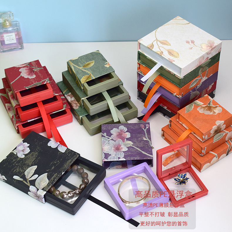 Export High-Quality Pe Film with High Transparency and No Creases for Floating Jewelry Packaging Boxes, Floral Colorful Brooch Boxes, and Commemorative Coin Boxes Export High-Quality Pe Film with High Transparency and No Creases for Floating Jewelry Packaging Boxes, Floral Colorful Brooch Boxes, and Commemorative Coin Boxes