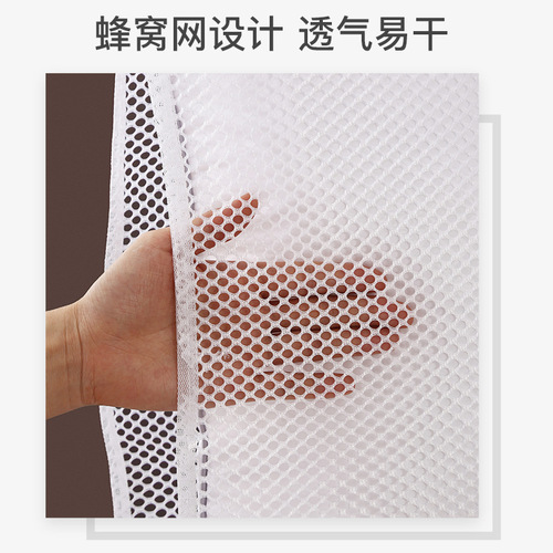 Outdoor Windproof Pillow Drying Net Window Balcony Toy Socks Drying Mesh Bag with Hanging Frame