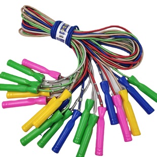 Factory hot sale 6110 bearing thick line skipping rope primary and secondary school students training cotton line skipping rope high school entrance examination competition color skipping rope