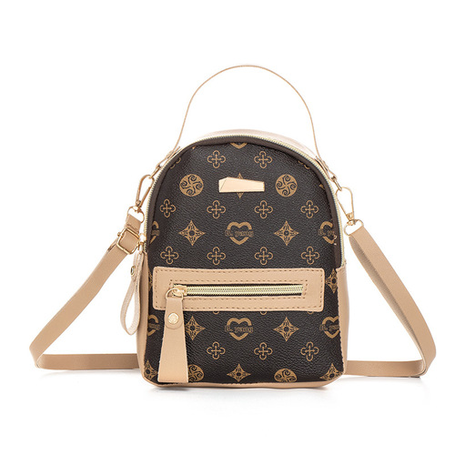 Flower backpack ladies bag fashionable backpack women's bag women's fresh and sweet student school bag wholesale