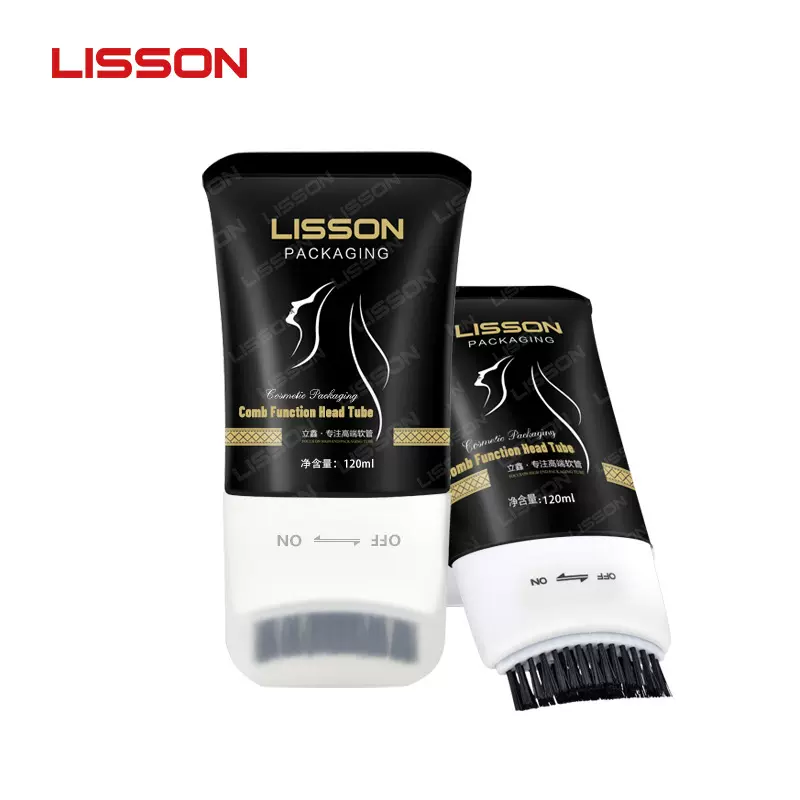 定制化妆品塑料软管 尼绒毛刷软管包材 塑料包材厂家加工