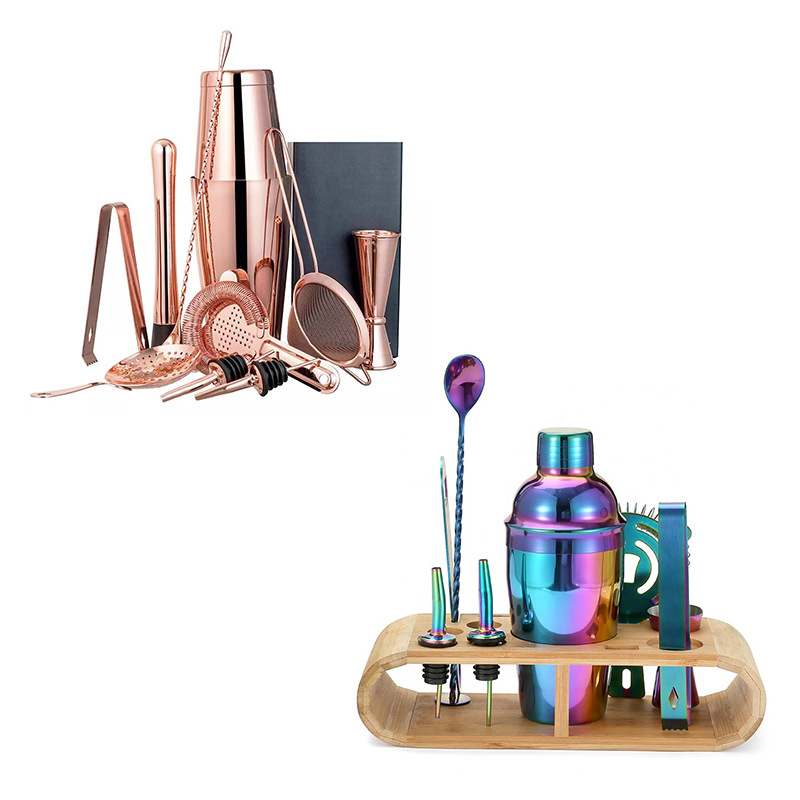 Coctelera de acero inoxidable conjunto completo de coctelera Shaker traje bar Decanter Shaker