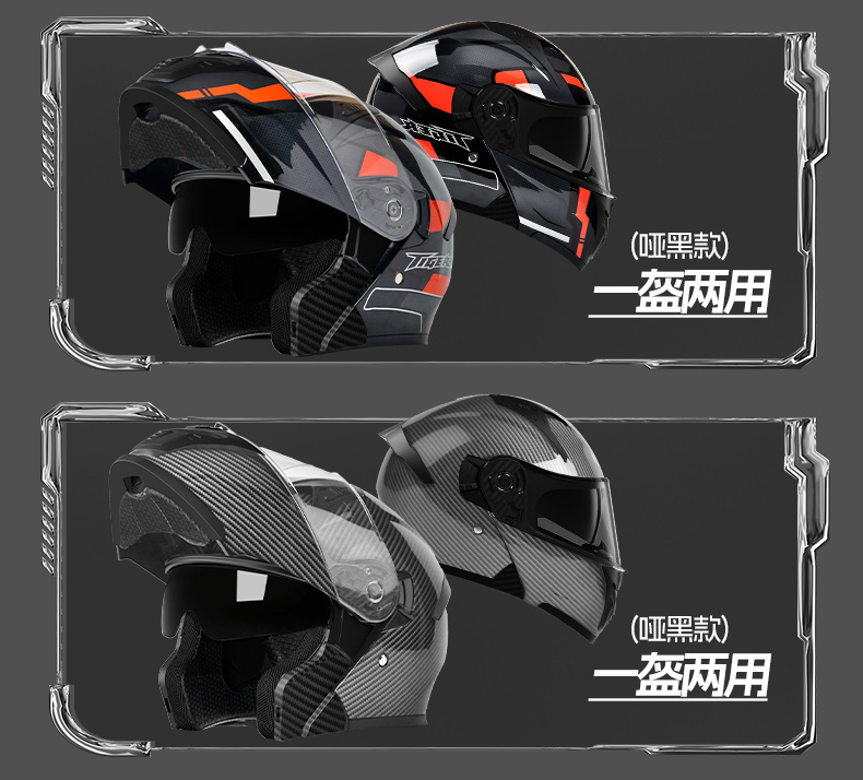 Electric Motorcycle Helmet 3C Certified Full Face