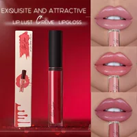 Трансграничная помада губная глазурь Allen shaw Creme lip gloss блеск для губ макияж Amazon полный хостинг новый