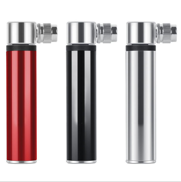 Transfronterizo bicicleta de aleación de aluminio inflador manual mini portátil baloncesto fútbol inflador equipo de equitación