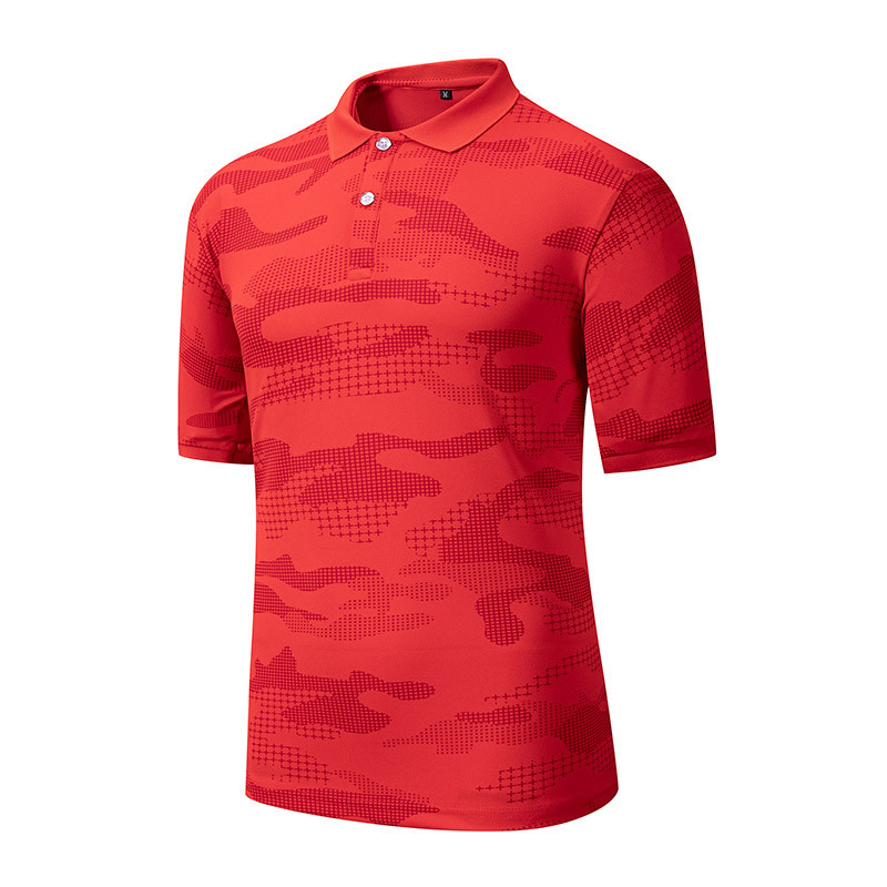 Cross-Border 2025 New Camouflage Lapel Short-Sleeved T-Shirt Men's Summer Ice Silk Quick-Drying Polo Shirt Breathable Casual Wide Cross-Border 2025 New Camouflage Lapel Short-Sleeved T-Shirt Men's Summer Ice Silk Quick-Drying Polo Shirt Breathable Casual Wide