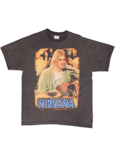 NIRVANA KURT COBAIN T SHIRT�����ֶ�1993ˮϴ���ɸ��Ŷ���T��