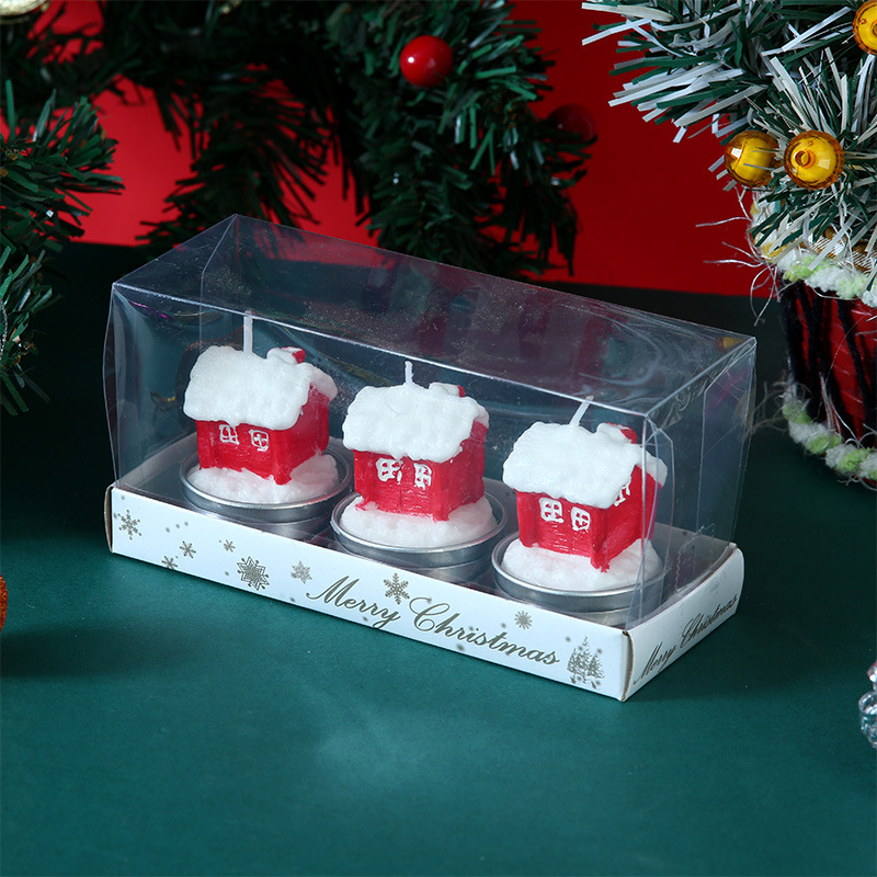 Christmas Christmas Tree Santa Claus Paraffin Christmas Candle 1 Set display picture 38