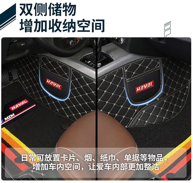 Suitable for Haval H6 Floor Mats Haval M6 Plush2S Big Dog First Love F7X Third Generation H6 National Trend Surround Car Floor Mats