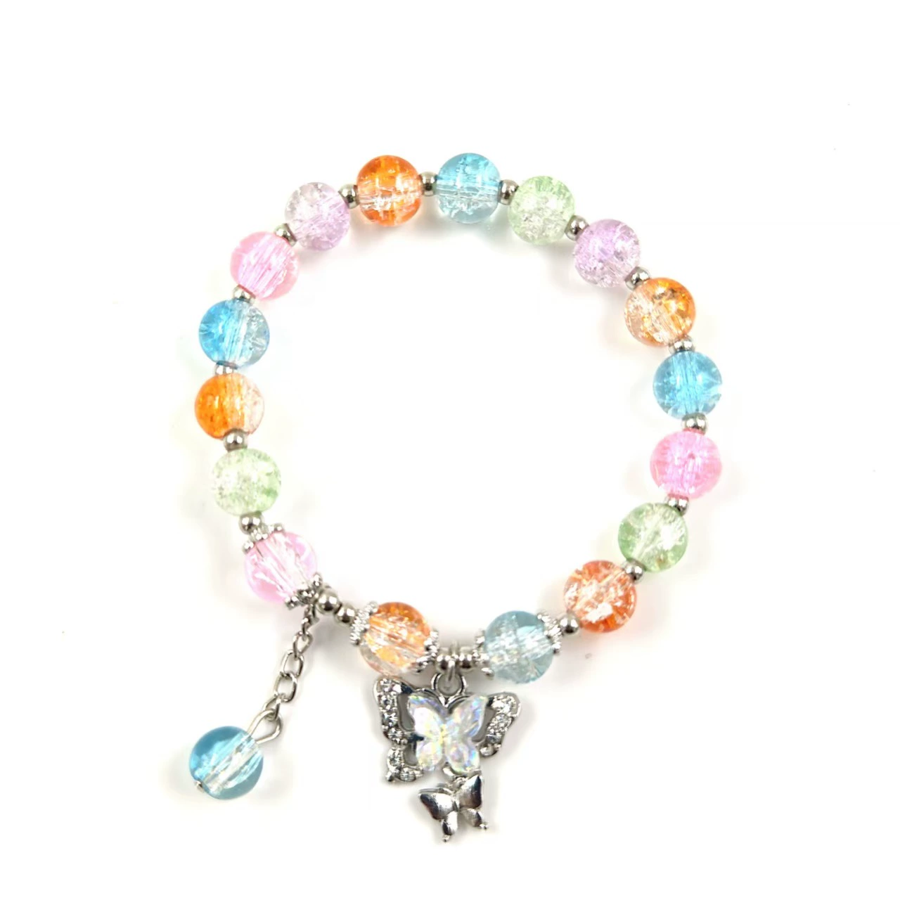 Милая бисерная bracelet, радужный кристалл, DIY