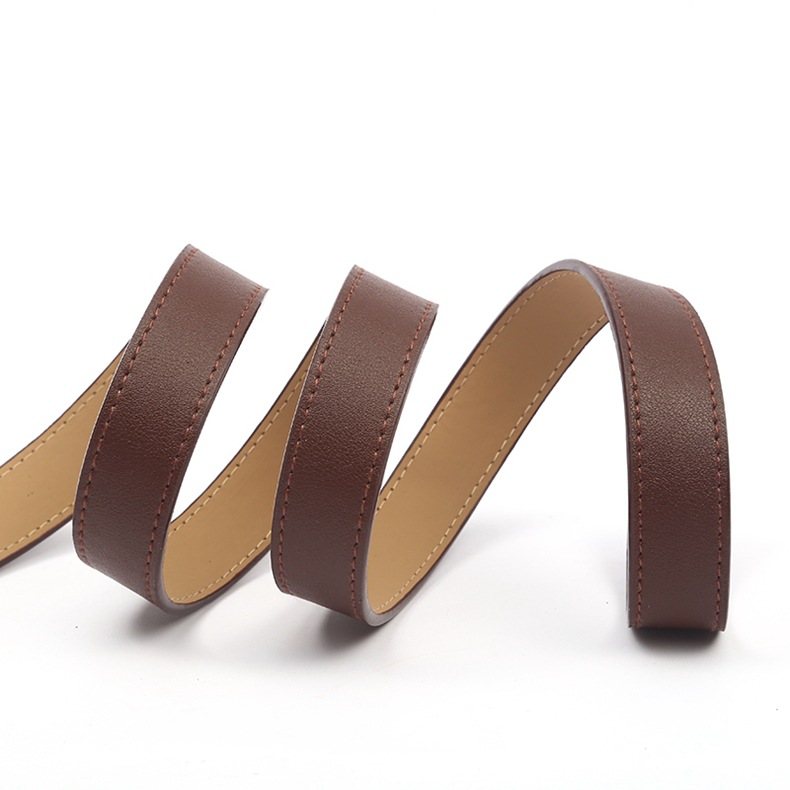 Korean Fashion Simple Retro Silver Belt Women's Round Buckle Non-hole Student Belt Women's Sports Pants Accessories Belt Lover Gift_viptrois.com