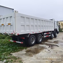工厂出口 渣土后翻自卸车6*4矿用工程货车371马力二手豪沃土方车