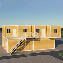 设计新奇搭配安装预制小别墅 厂家直销低价景点建筑移动快拼箱房