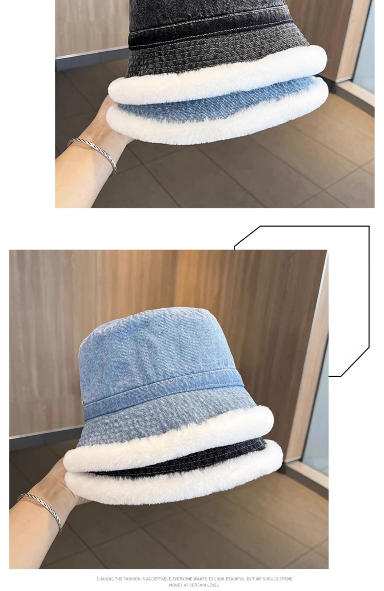 Women's Basic Cowboy Style Solid Color Wide Eaves Bucket Hat display picture 1