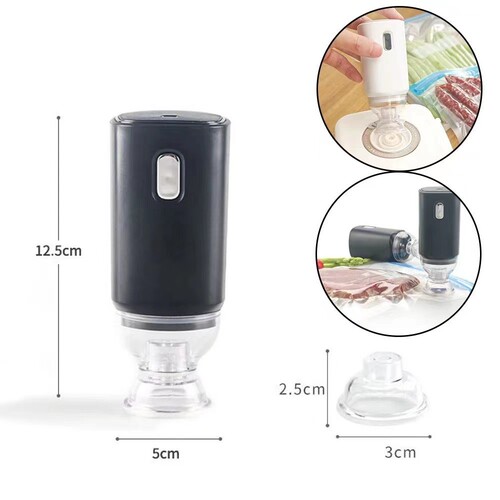 Cross-border handheld kitchen vacuum machine USB vacuum machine food vacuum compression bag electric air pump