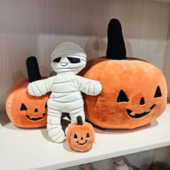 Jellycatハロウィーンシリーズカボチャカボチャの頭蓋ボブミイラのぬいぐるみの装飾は人形のおもちゃをなだめる