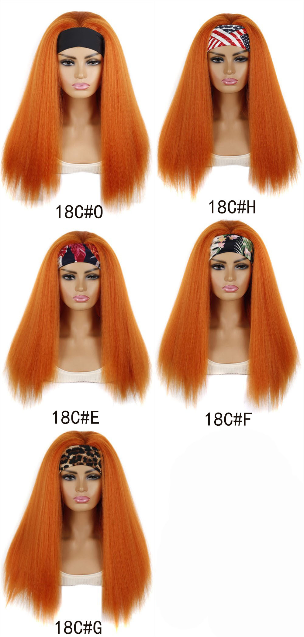 Außenhandel Haarband Turban Perücke Kopfbedeckung Cornrows Haarband Perücke Kopfbedeckung Turban Stil lange Haare Kopfbedeckung_voghion.com