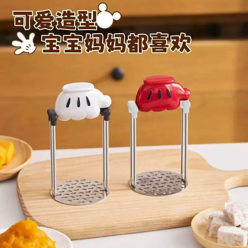 Маленькая картофеледавка 304 для домашнего использования, подходит для измельчения картофеля, яиц, тыквы и батата; ручная кухонная давилка.